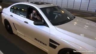 BMW Hamann Mi5Sion F10 M5   Wheel spin Accelerations in Monaco!