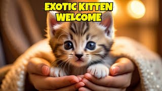 How to welcome my exotic kitten