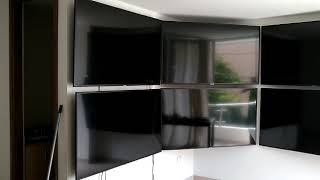 Instalación soportes TV, soporte TV 55"