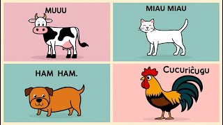 🐮 Animale si Sunetele Lor 🐮 Desene Educative