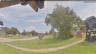 Suspect Causes A catastrophe at a cemetery