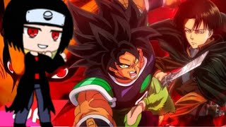 Akatsuki reagindo ao rap o Poder da minha ira(7mz) (gacha club)