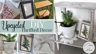 Old Table Makeover with Chalkpaint & Waterslide Decal - DIY Home Decor