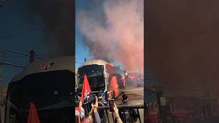 LLEGADA DEL BUS DEL ATLAS AL JALISCO 🏟️🔴⚫ #fifa #futbol #rojinegrosdelatlas #atlas #football