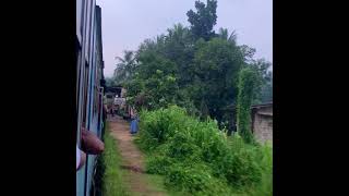 Train arriving at a remote station in Sri Lankan.#shorts