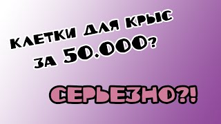 СКОЛЬКО СТОЯТ КЛЕТКИ КРЫС И ИХ НАПОЛНЕНИЕ