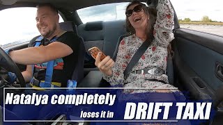 Natalya completely loses it in drift taxi