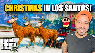 🔴CHRISTMAS CAME VERY SOON WITH SHINCHAN In GTA 5 #EP5