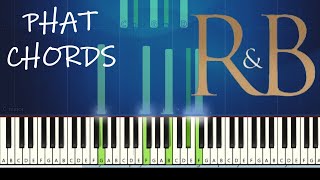 Easy R&B Chord Progression #1 [Synthesia] (Piano tutorial)