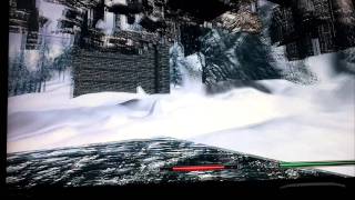 Skyrim - Get out of bounds in Windhelm. Vendor chests found but out of reach.