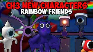 RAINBOW FRIENDS CHAPTER 3 NEW CONCEPT CHARACTERS 💙👑 PT2! | RAINBOW FRIENDS BLACK AND INDIGO! 😱🦉🐃