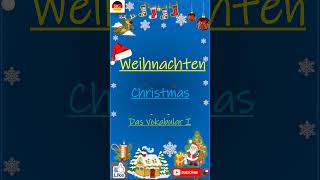 weihnachten | German Vocabulary | Christmas | A1 |  A2