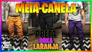 GTA V Online (NOVO MÉTODO) COMO PEGAR a CALÇA MEIA NA CANELA (Preta, Roxa e Laranja) PS4/XBOX/PC