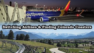 Heading out to Colorado to try out flying with Southwest, and riding a few coasters