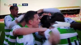 Aberdeen vs Celtic 0:1 Goal by Edouard