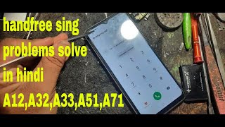 How To Repair Samsung A12 Hand free symbol solution | Samsung a12 ringer solution in hindi