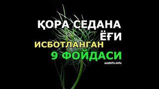 ҚОРА СЕДАНА ЁҒИнинг Фан билан Исботланган 9 Фойдаси