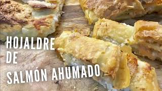 Hojaldre de salmón ahumado