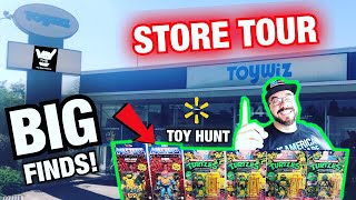 TOYWIZ STORE TOUR 2021! 2000+ Action Figures! Walmart TOY HUNT! HUGE TMNT Retro & RARE MOTU FOUND!