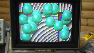 16K Colors in NTSC Generated completely by 1980's logic ICs!