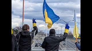 Oshawa ON  Mar  17, 2024  Stand with Ukraine