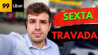 🔴 SEXTA COM TRÂNSITO, DINÂMICA E CHUVA EM SP.   Uber e 99 !!!🔵