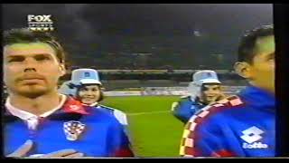 Croatia vs Greece National Anthems 1996