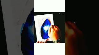 easy night painting|easy painting| night view#shorts #painting #viral #trending #viralvideo