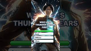 Attack on Titan Ultimate Fan Quiz: Test Your Titan Knowledge! | Are You a True Scout? #attackontitan