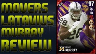 97 Milestone Movers Latavius Murray Review | Madden 17 Ultimate Team Player Review