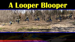 Dirtbike Fail - Looper Blooper - Looped it out on a RMZ450