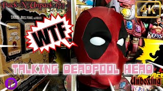 Premium Talking Deadpool Head | Pack N Unpack 173: Marvel