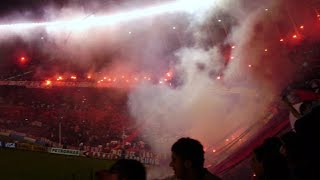 Hinchada de Independiente reventando Racing vs Tolima (Sudamericana 2010)