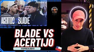 ACERTIJO LE DA SU CORTE CHILENERO | BLADE vs ACERTIJO FMS CHILE 2024 J2 #fmschile #freestyle #chile