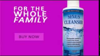 Sinus Cleanser - Better than Ordinary Saline Solutions