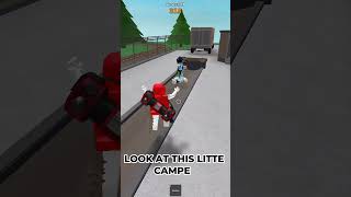 LOOK AT THIS LITTE CAMPER  #roblox #mm2 #foryou #edit #shorts #youtube #fypシ゚ #fyp #mm2funnymoments