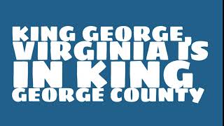 What county is King George, Virginia in?