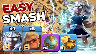 Unstoppable TH16 Electro Titan Druid Smash Legend League Attacks! Clash of Clans