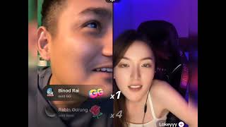 Cool boy flirting cute Vietnami girl lokkey || coolboy and lokkey funny tiktok live