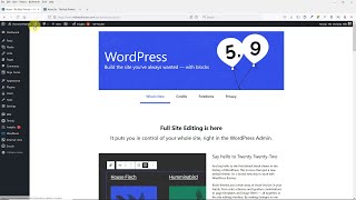 How to Update WordPress to version 5.9