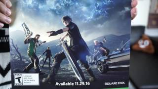 SUPER RARE! FINAL FANTASY XV ULTIMATE COLLECTORS EDITION UNBOXING!