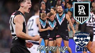 Port Adelaide vs Geelong Cats Matchday Vlog | AFL Round 13 2021