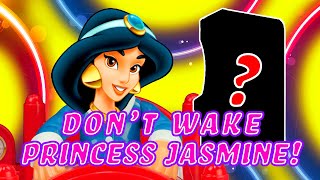 Disney Princesses Play the Don't Wake Princess Jasmine Game to Get the Surprise! W/ Ariel and Aurora