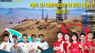 BTR RA VS MS CHONBURI,, APA YANG TERJADI?? | PMPL SEA CAMPIONSHIP S4 WEEK 3 DAY 2 MATCH 5