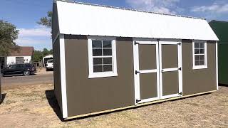 **SOLD**10x20 Side Lofted BarnRent to Own $150 down $300.63+tax a month Cash $7,095+tax