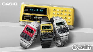 【CASIO CLASSIC】CA-500プロモーションムービー | CASIO