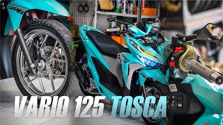 REPAINT TOSCA VARIO NEW 125 | Vario ganti baju & upgrade part tipis tipis