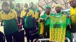 Mashabiki #Yanga wa kiwapokea PLATEAU UTD ya Nigeria kujiandaa na mchezo wa klabu bingwa Africa!