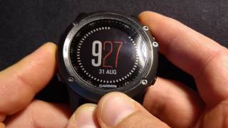 Garmin Fenix 3 : Basics