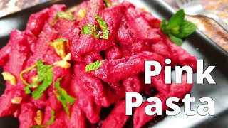 Pretty Pink Beetroot Pasta Sauce